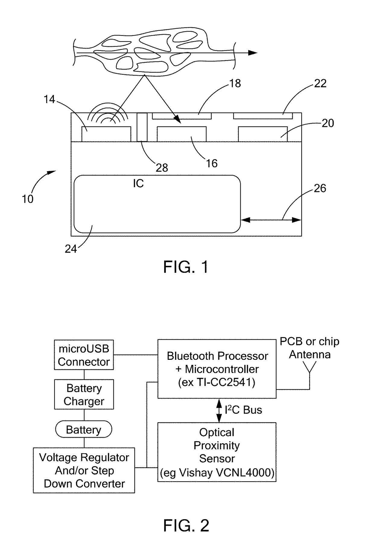 Sensor and method for continuous health monitoring