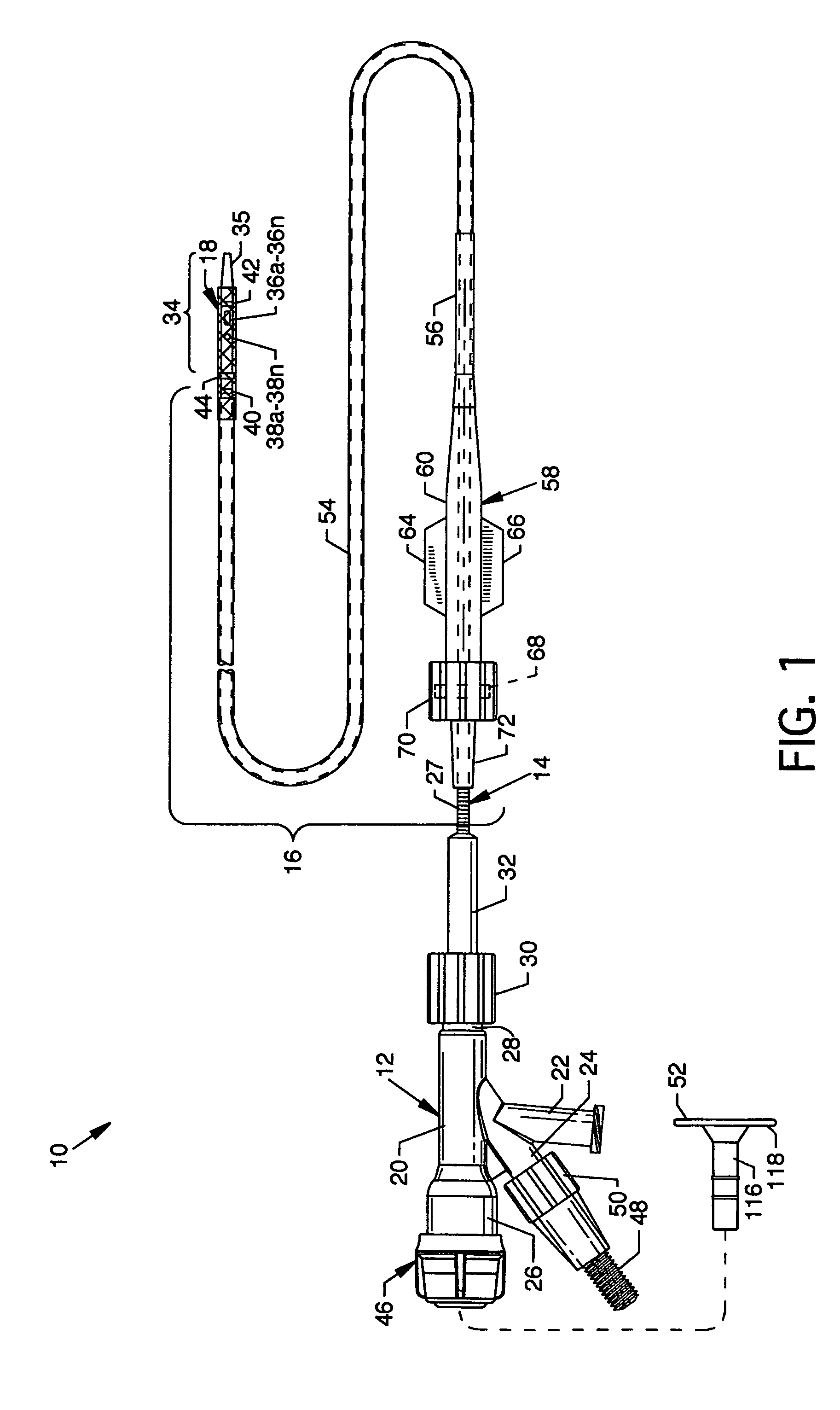 Cross stream thrombectomy catheter with flexible and expandable cage