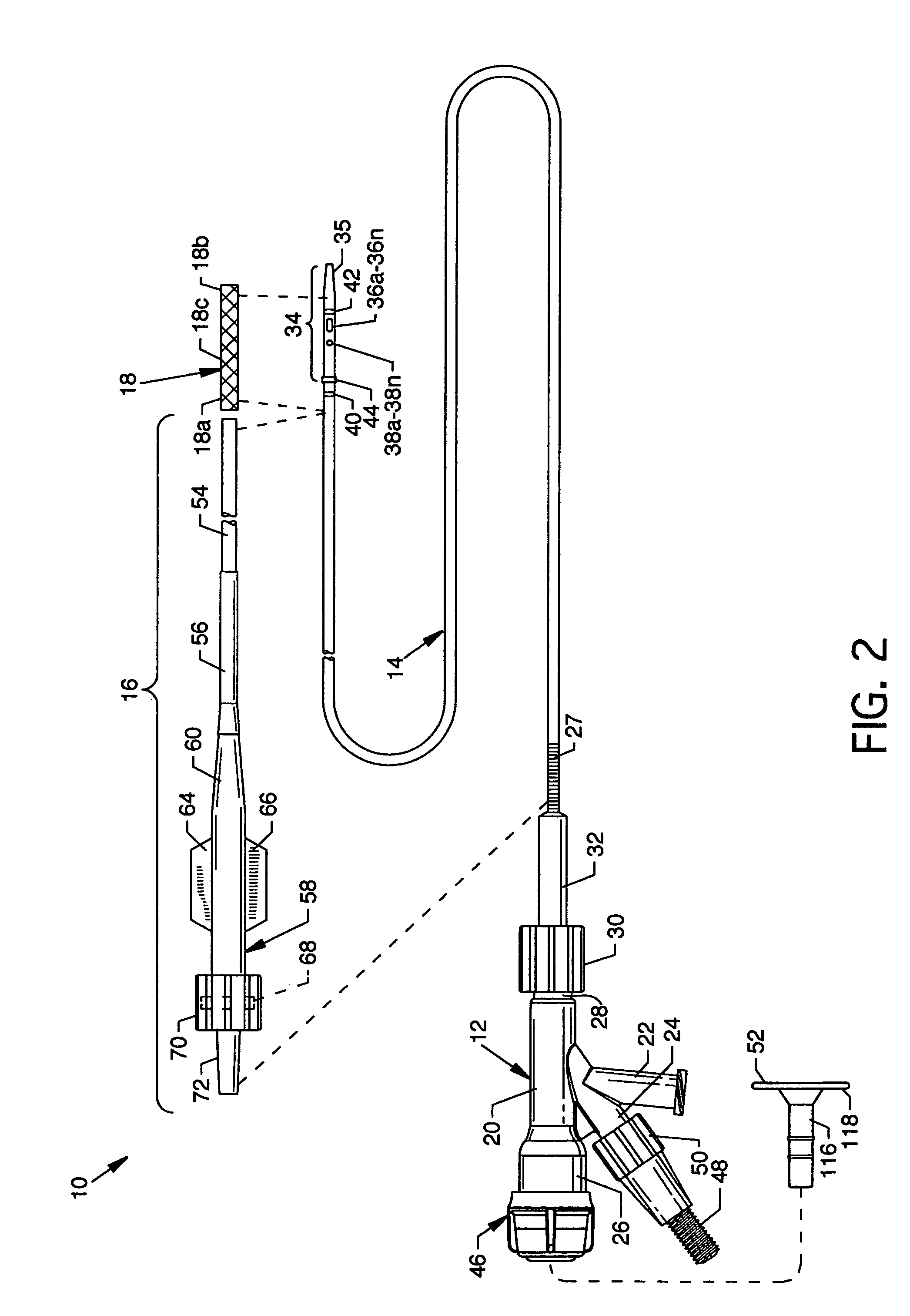 Cross stream thrombectomy catheter with flexible and expandable cage