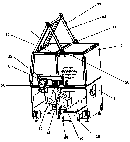 Steel pipe cutting device