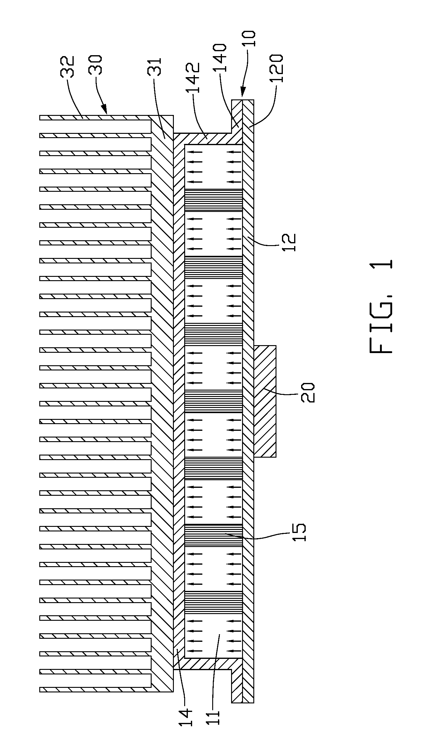 Heat spreader with vapor chamber defined therein