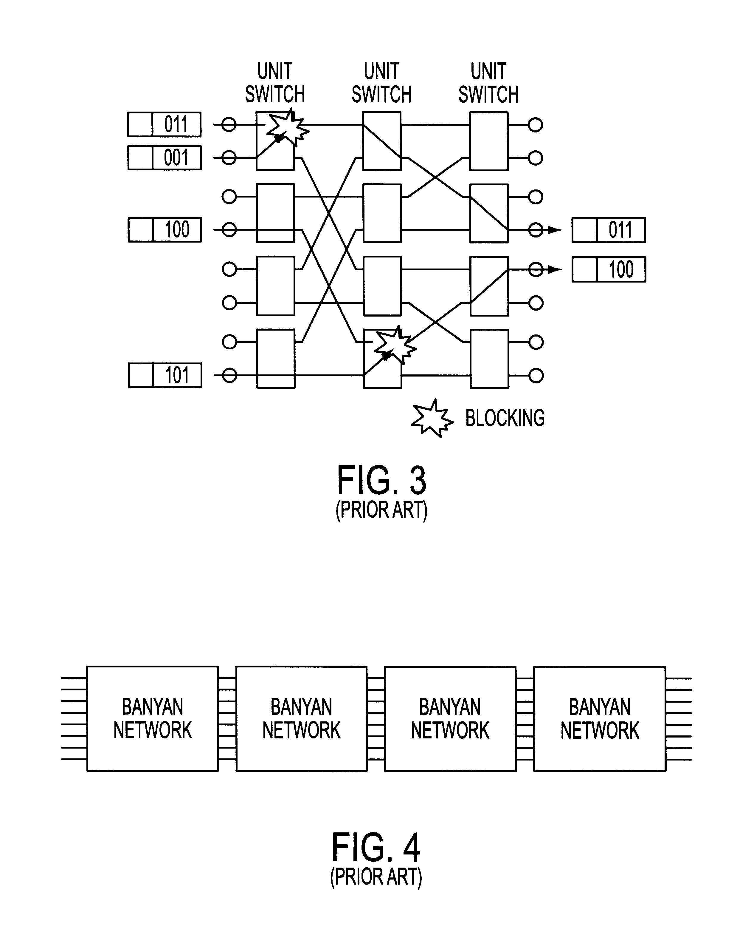 System for switching high-capacity and variable length packets