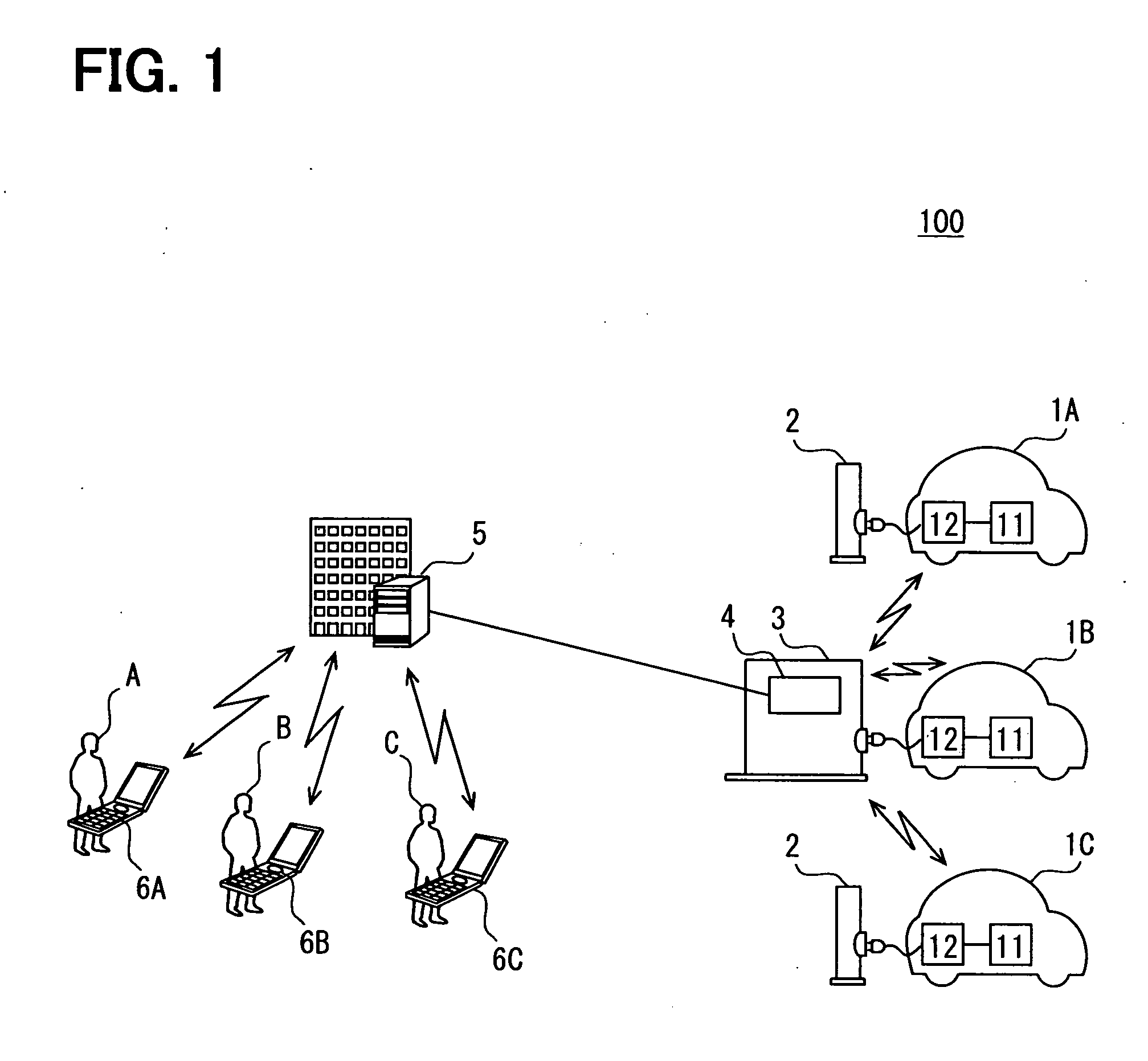 Battery charge state transmission device and external charging system