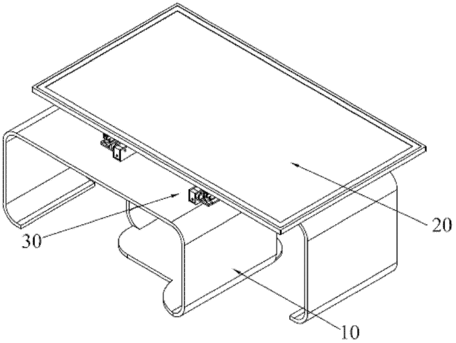 Three-in-one multifunctional tea table