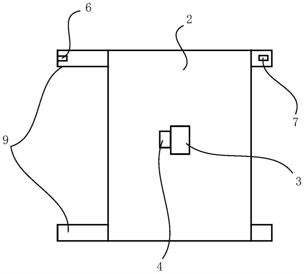 Transmission control platform and unmanned aerial vehicle parking apron mechanism