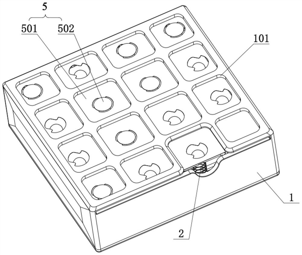 Dot matrix pasting tool and labeling method