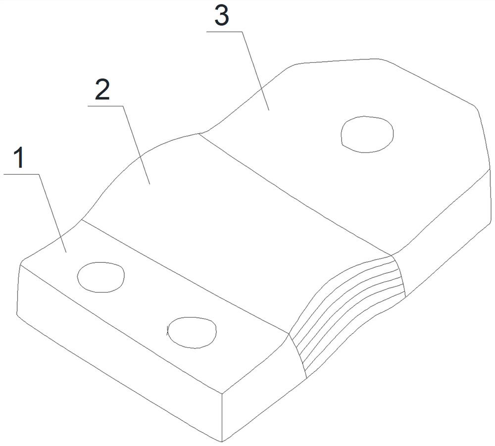 Flexible connection copper foil with good heat dissi'pation