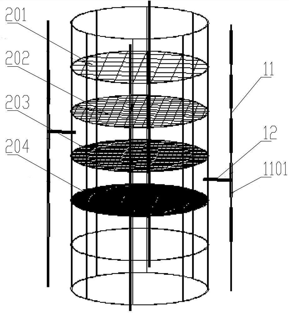 Sand filling machine and construction method for dredging and filling construction of islands and reefs on water