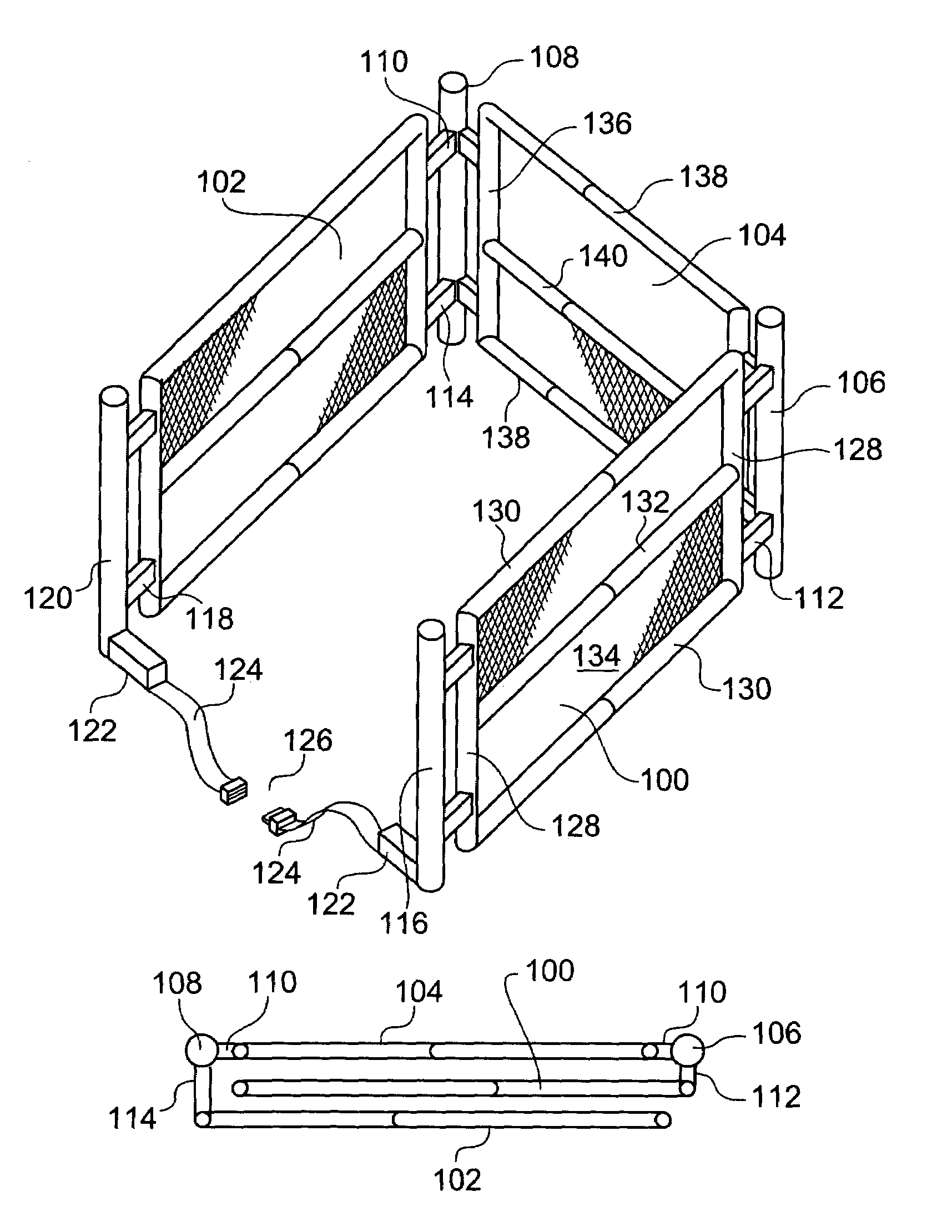 Bed guard assembly