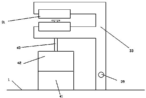 Plate machining method using left-and-right moving lead screw and being capable of pressing lines