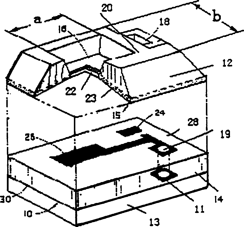 Pressure sensor with electrostatic bonding and sealed capacitor cavity and its preparing process