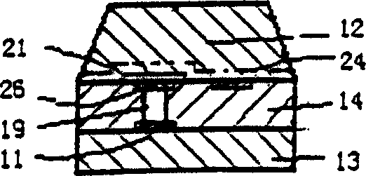 Pressure sensor with electrostatic bonding and sealed capacitor cavity and its preparing process