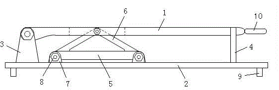 Sheet steel bending machine for construction site