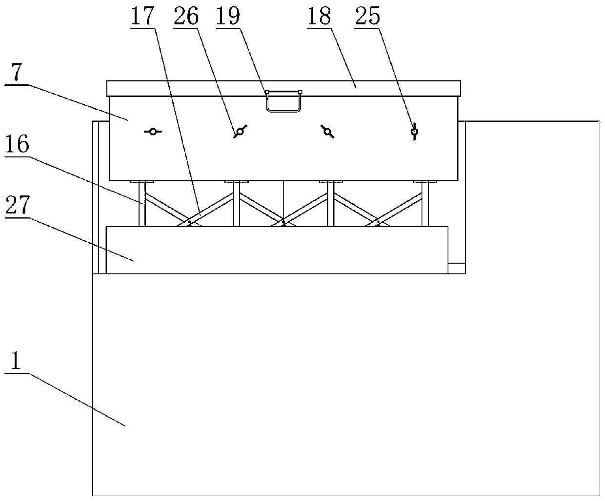 Automatic medicine shaking device similar to human arm