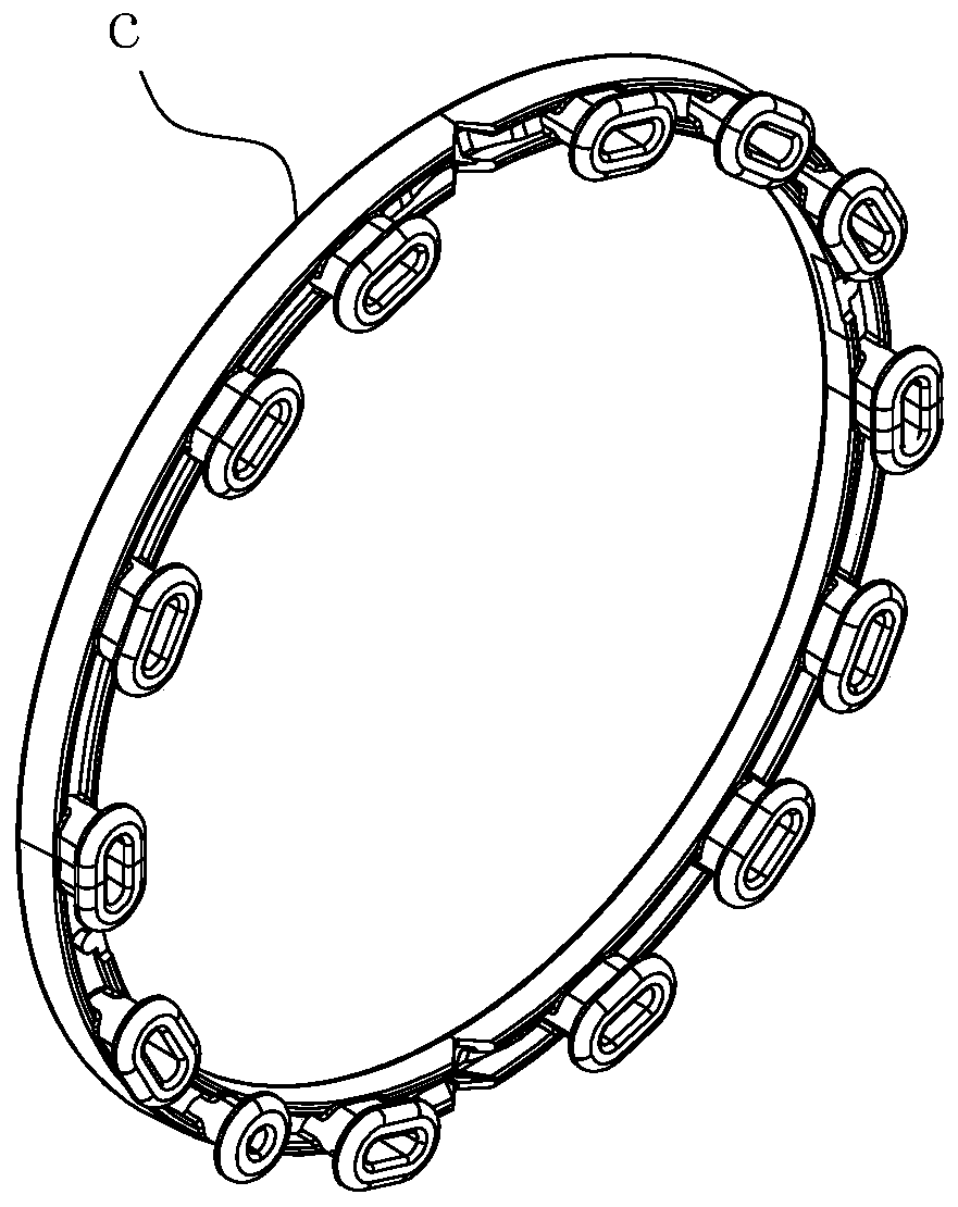 Four-station turntable type hot air welding machine and welding method thereof