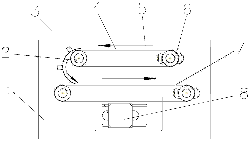 A pressureless coin flipping device