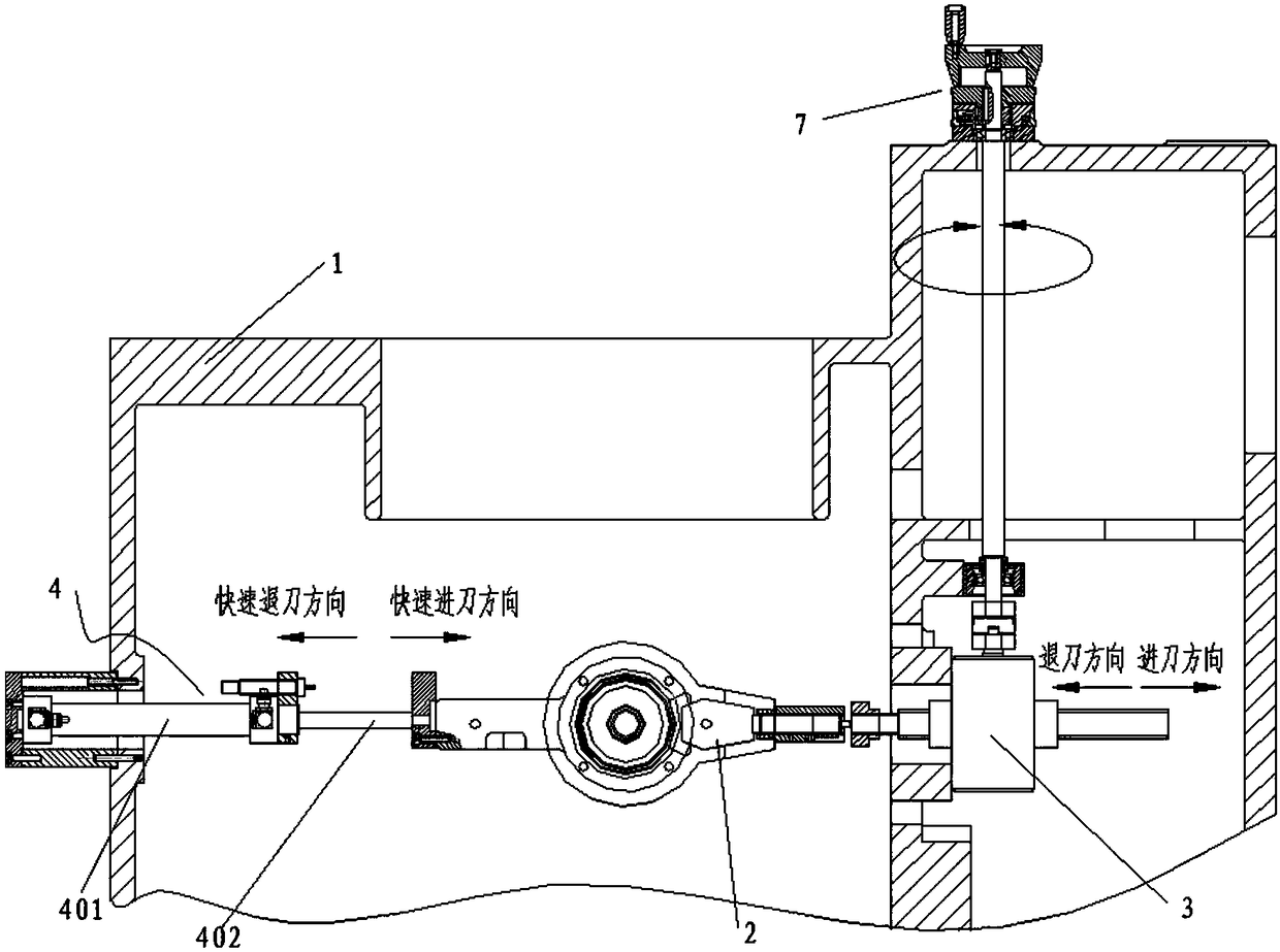 A Mechanism of Fast Advance and Retreat Knife and Constant Pressure Feed