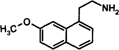 High performance liquid chromatography (HPLC) detecting method of agomelatine and intermediates as well as impurities