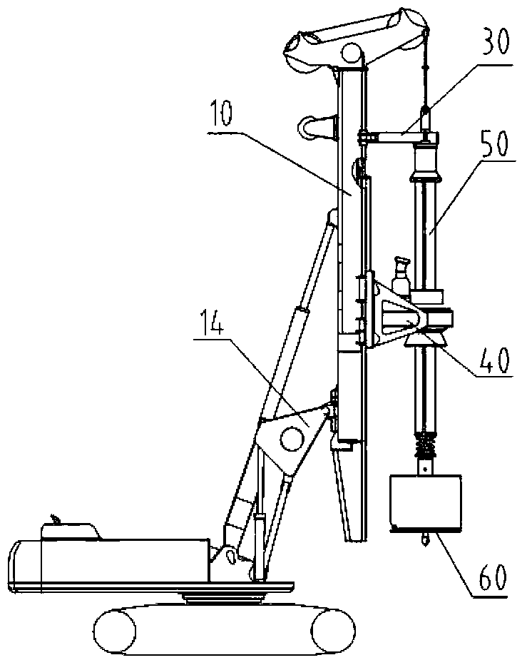 Pressurization control method and pressurization control system for rotary drilling rig