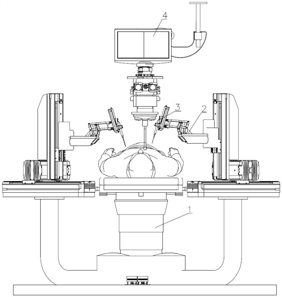 Retinal surgery robot imaging method integrating microscope and OCT