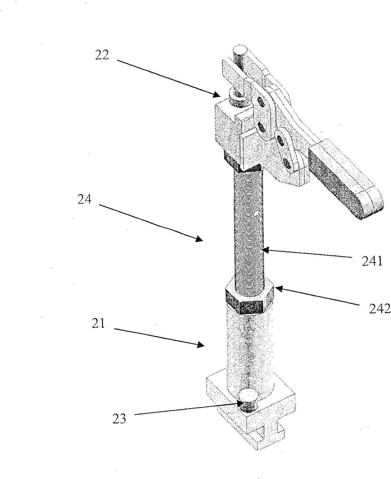 Laser cutting positioner of drawn component