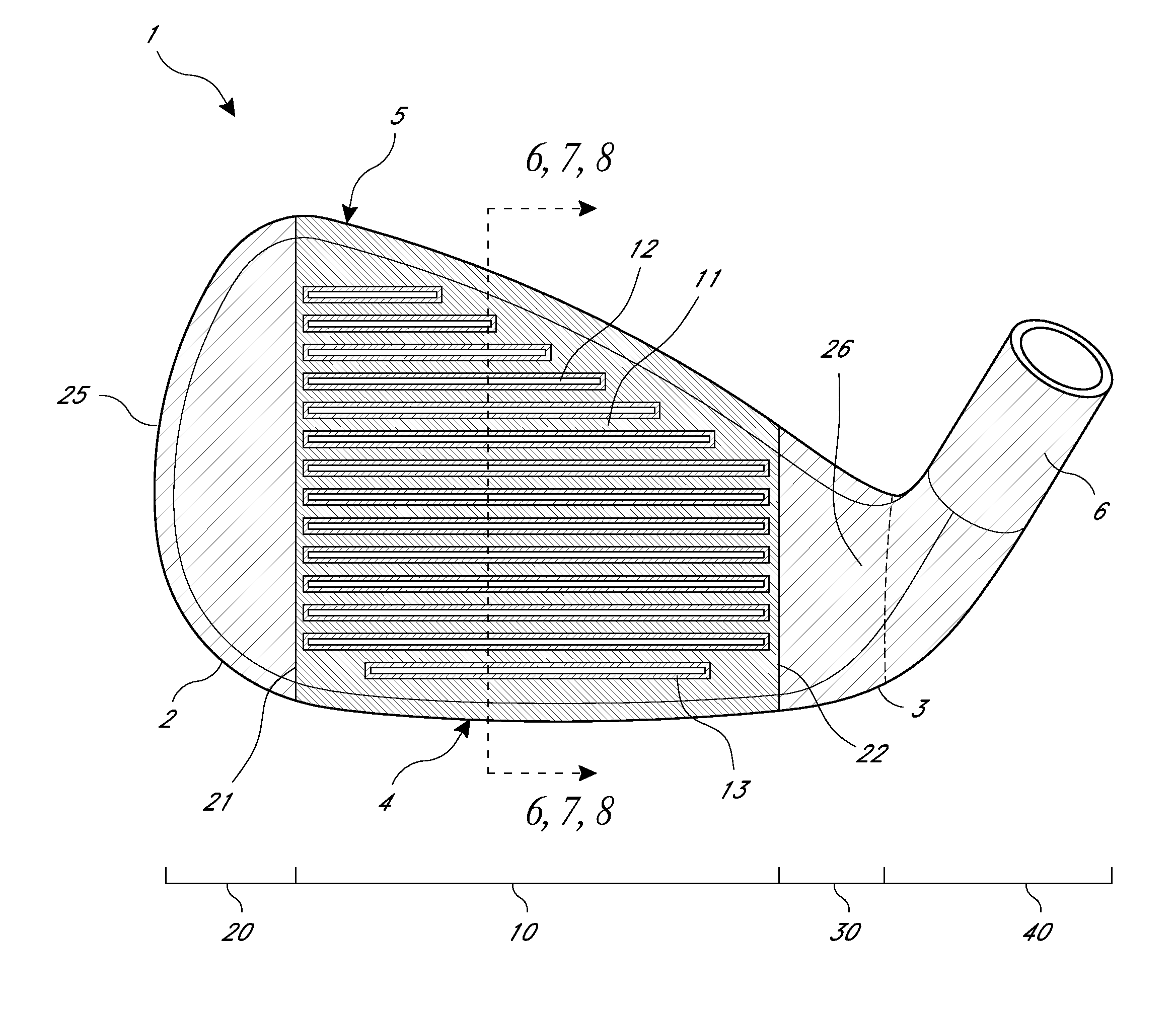 Golf club heads with enlarged grooves