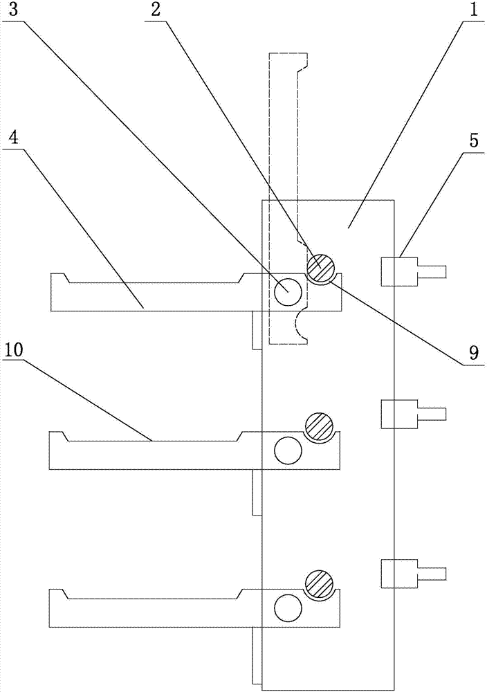 Foldable cable support