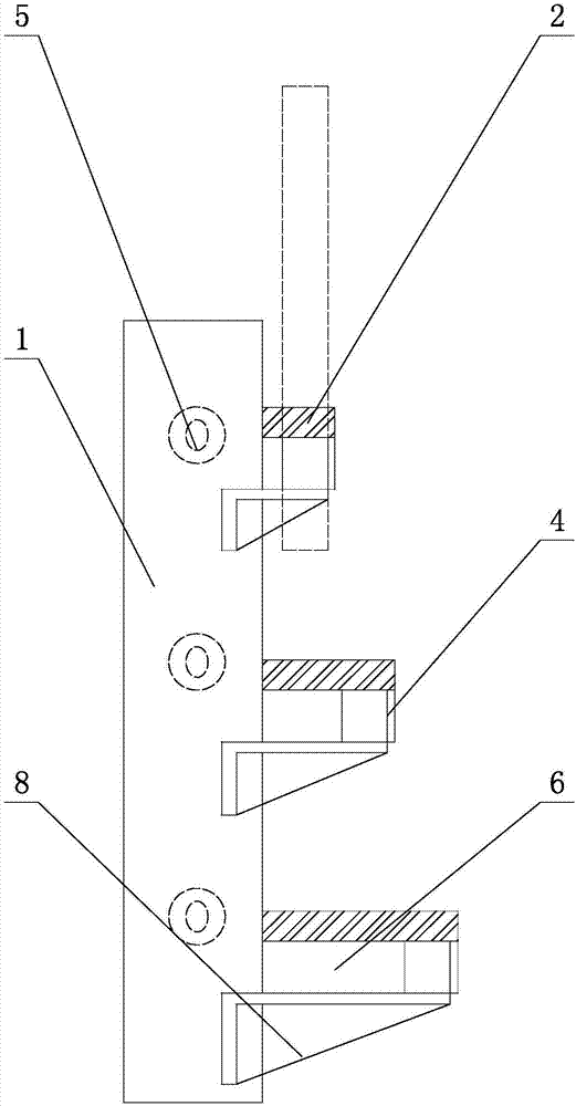 Foldable cable support