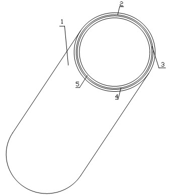 Steel-plastic composite pressure pipe