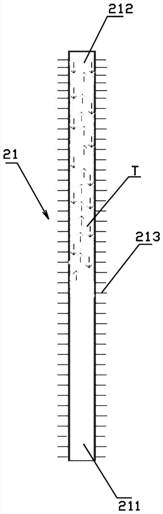 A passive cooling device and system for a floating spent fuel pool in a nuclear power plant