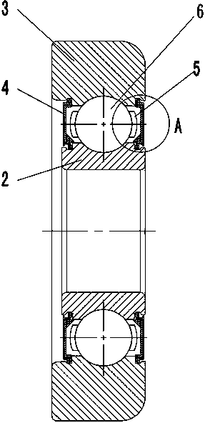 Slight-contact type sealed bearing