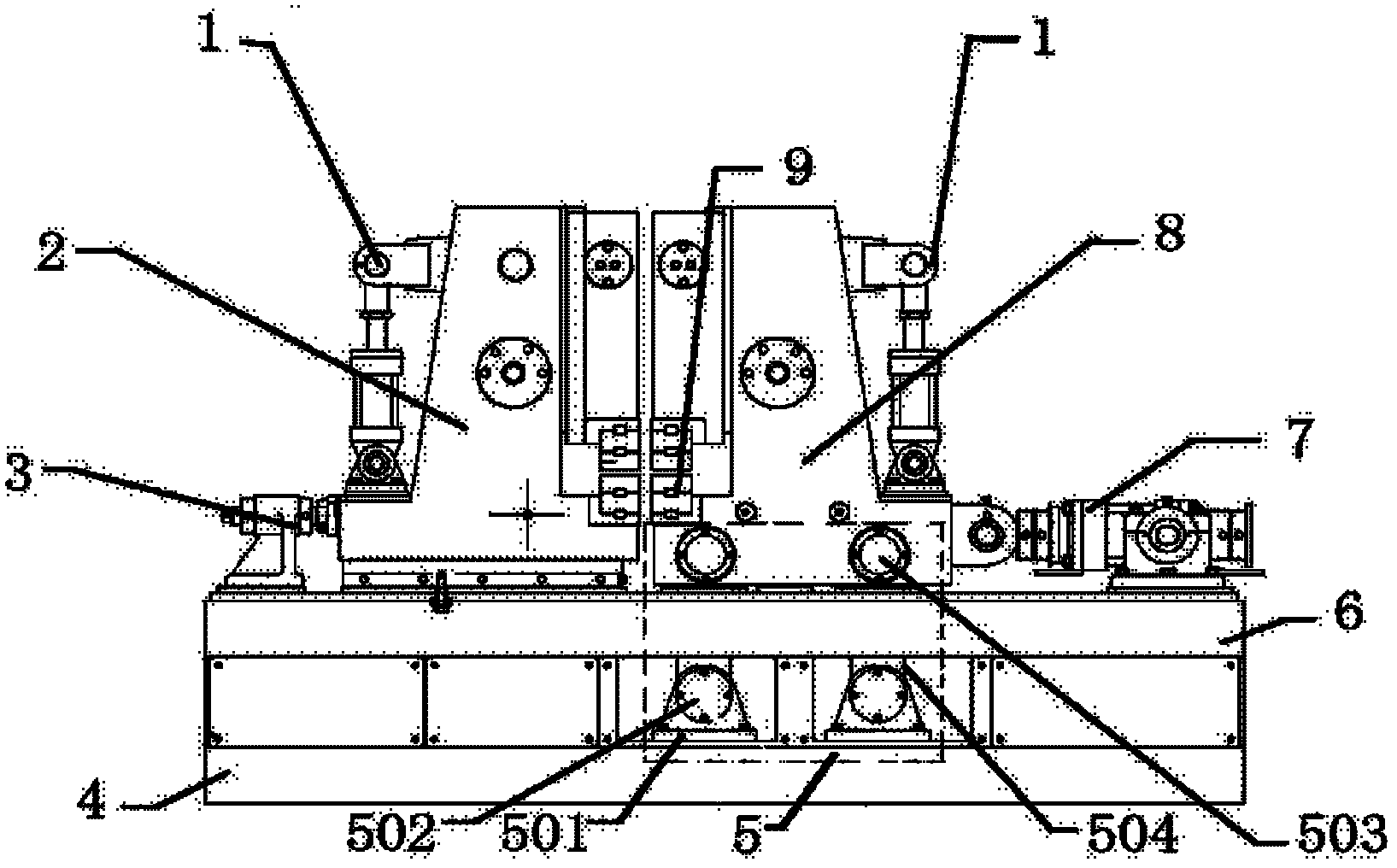 Flash butt welding machine