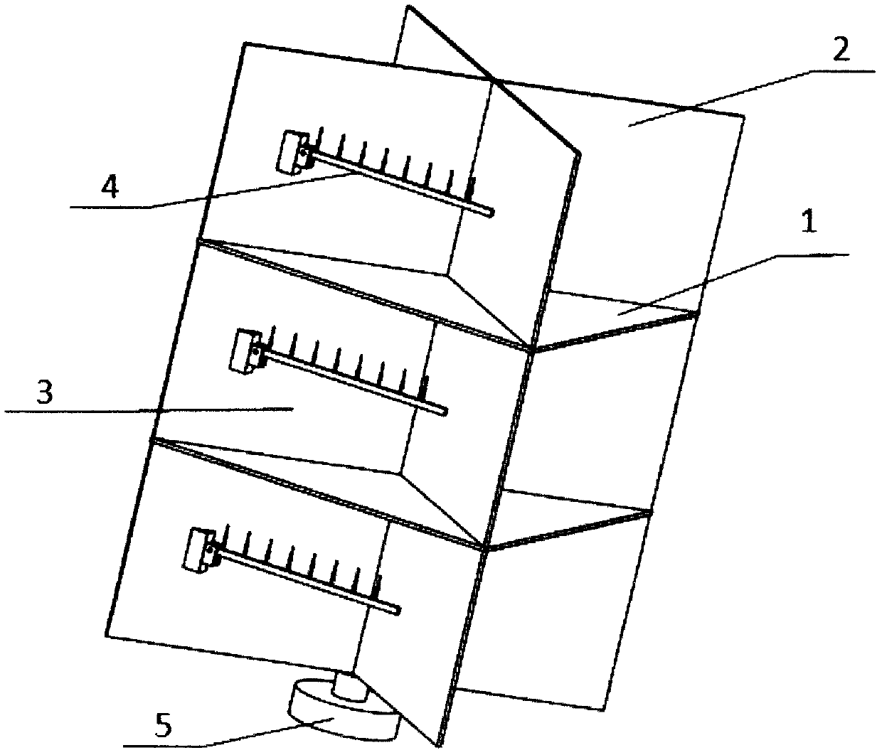 Bookshelf capable of airing books