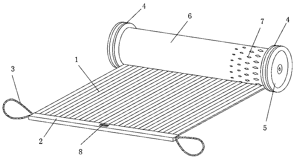 Outdoor solar reel