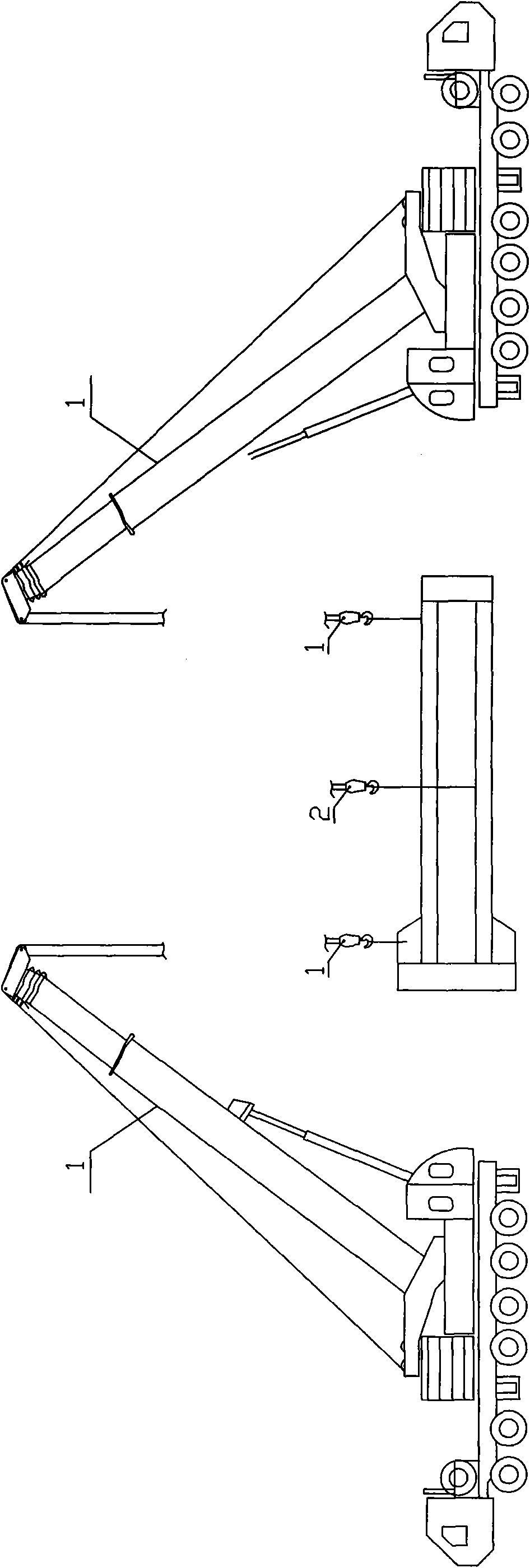 Method for hoisting ultra-high overweight equipment in closed workshop and special sling