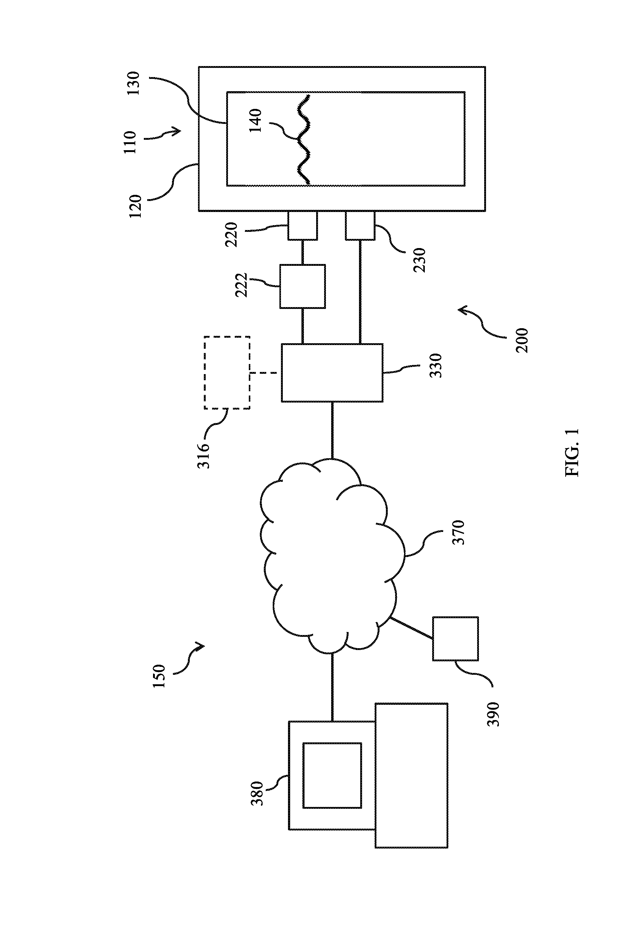 Tank-in-tank container fill level indicator