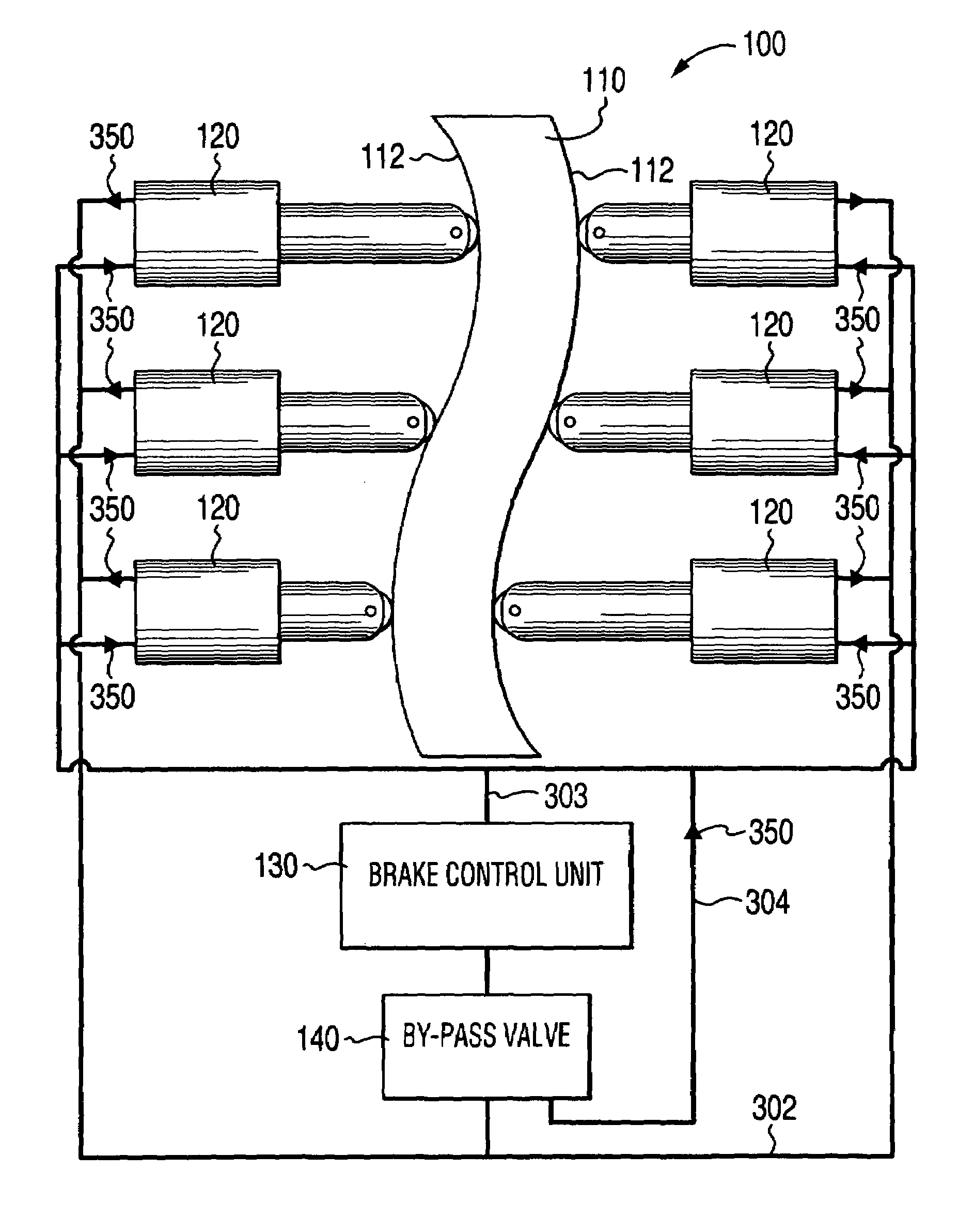 Self-energizing brake system