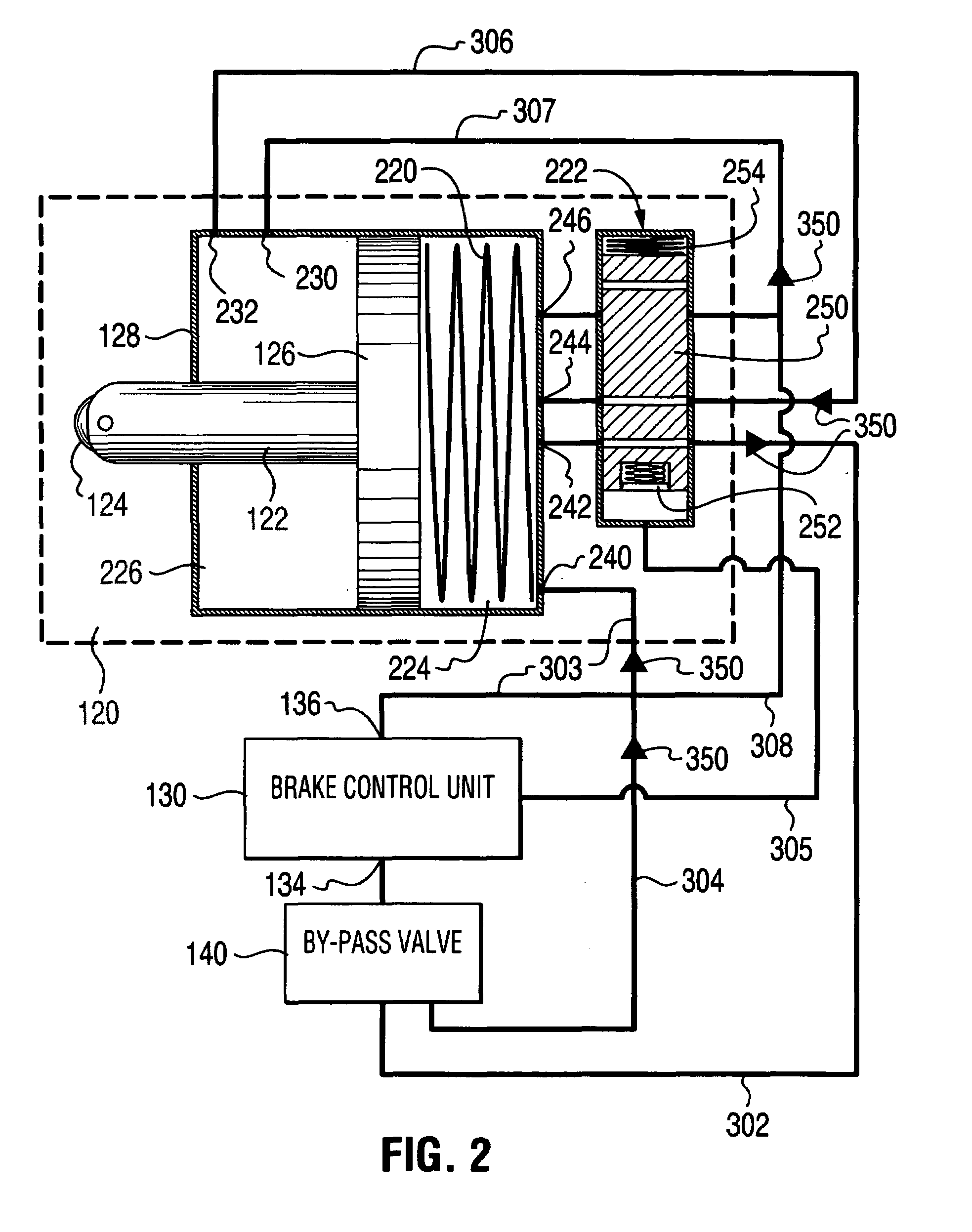 Self-energizing brake system