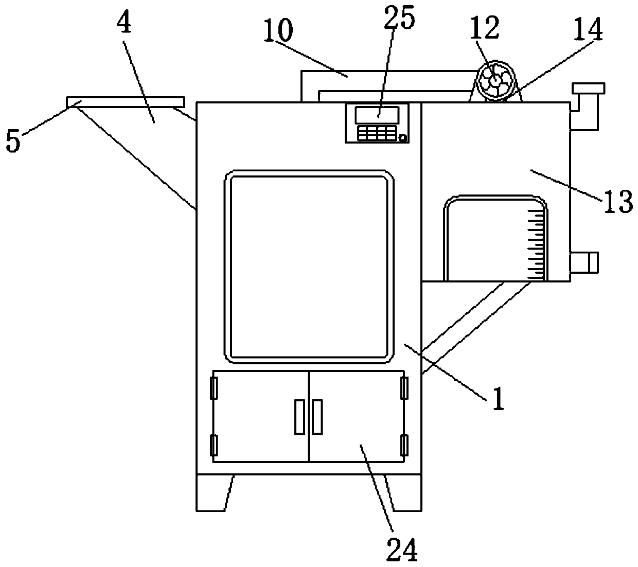 Mine crusher with good dust removal effect and use method