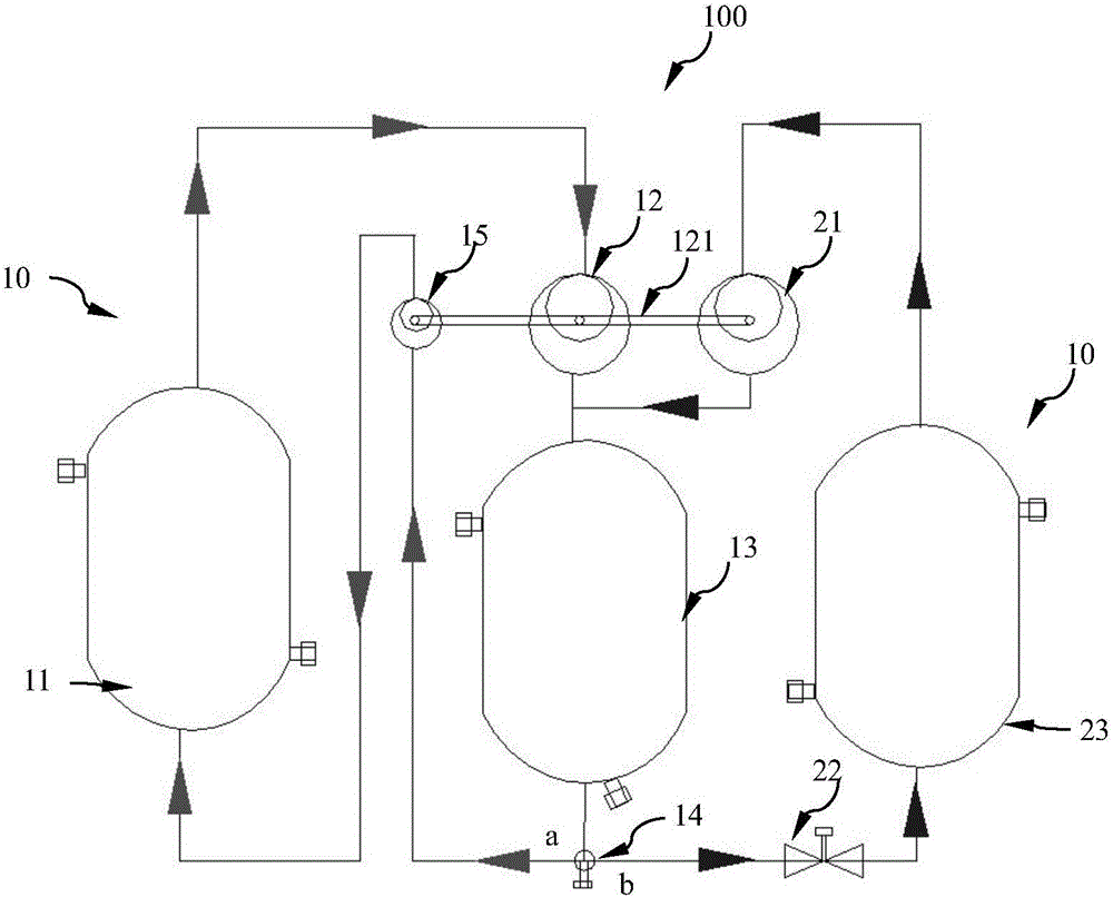 Heat-driven electroless steam compression refrigerating device