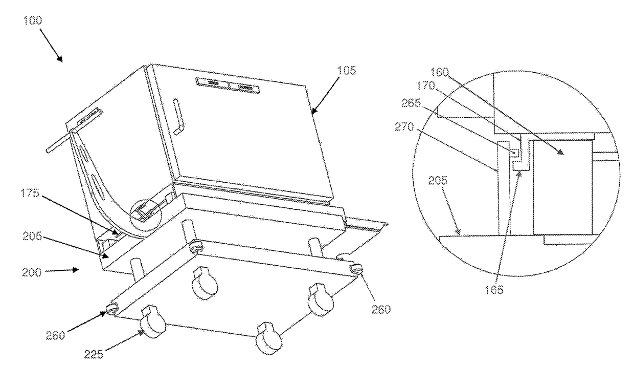 Mobile sterilization apparatus and method for using the same