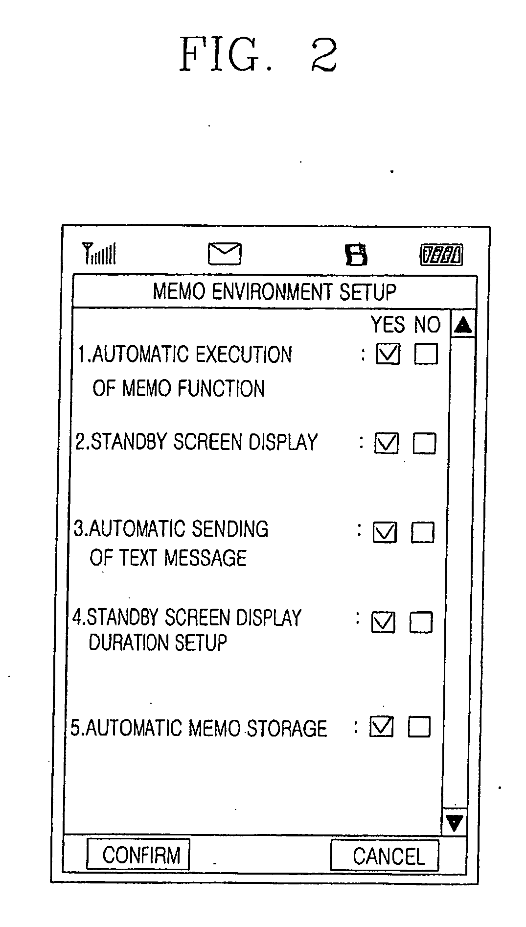 Mobile communications terminal having adaptive memo function and method for executing memo function