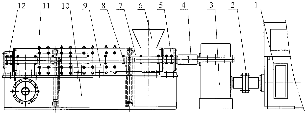 A single-screw refiner