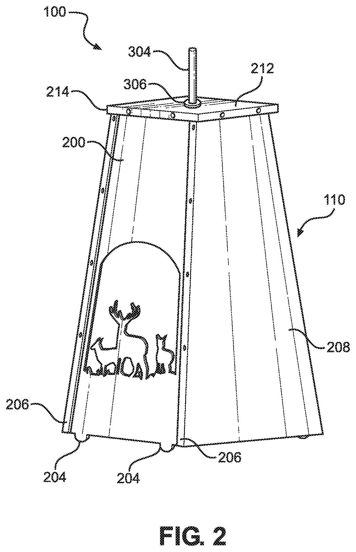 Free-standing support stand for taxidermy mounts