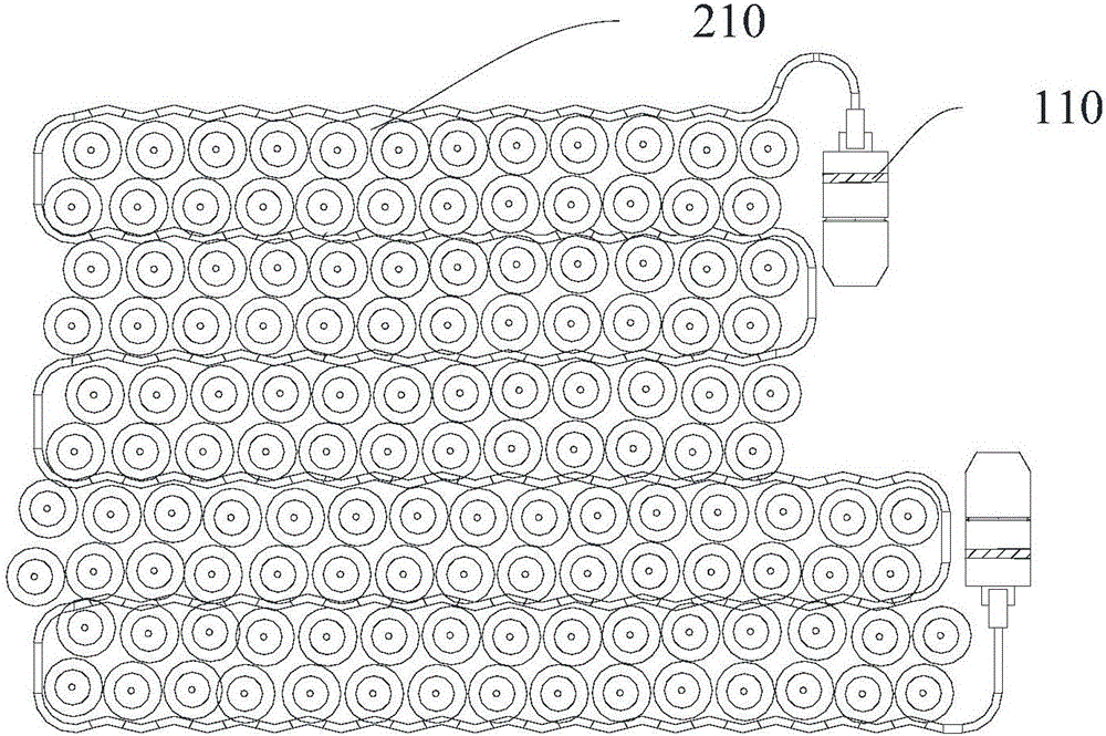 Cooling liquid leak detection device and battery system