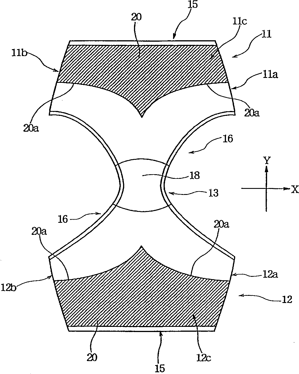 Underpants used in menstrual period