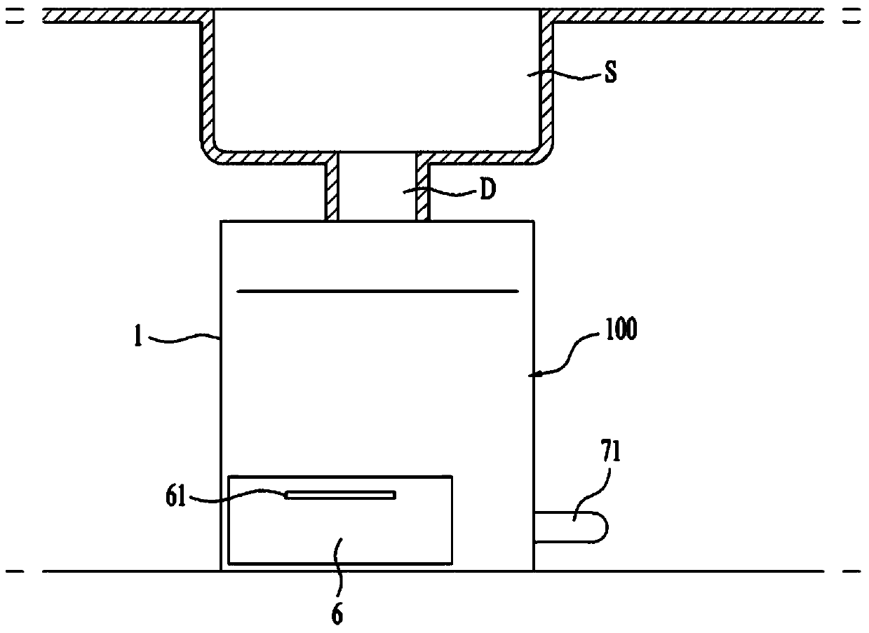 Food waste treatment device