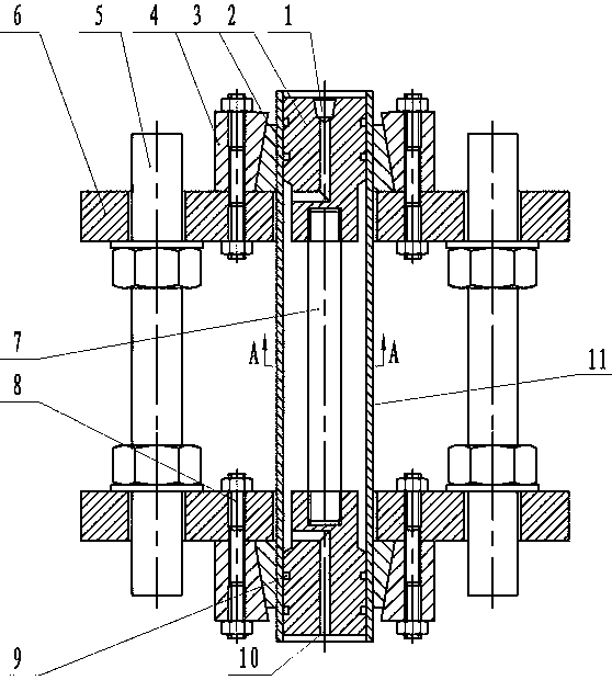 Method and device for testing mechanical parameters of thin-walled pipe fitting