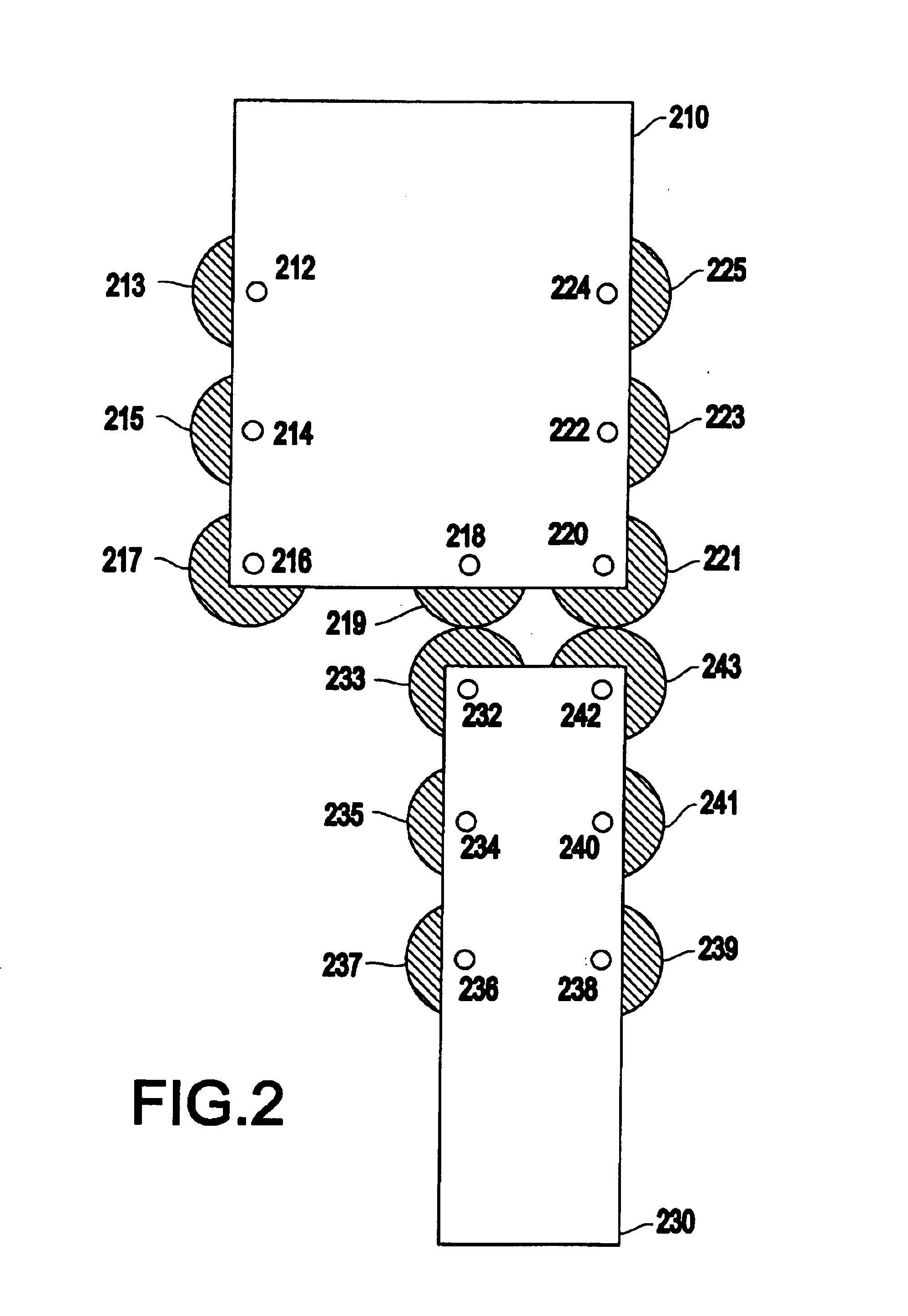 Method for improving chip yields in the presence of via flaring