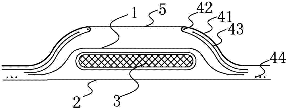 Isolation type paper diaper and production method thereof